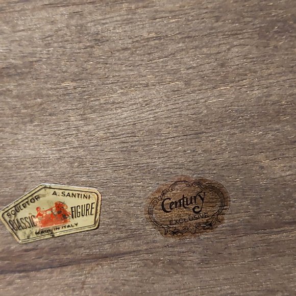 A Santini Classic Art Deco Statue Italy Lady by The Post - Picture 10 of 10